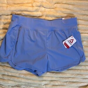 Reebok Women's Light Blue Athletic Shorts